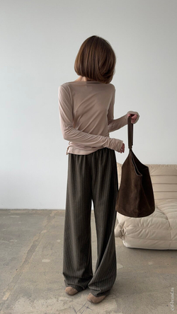 брюки LIMM wool stripe