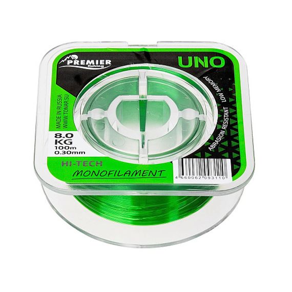 Леска UNO 0,30mm/100m Green Nylon (PR-U-G-030-100) Premier Fishing