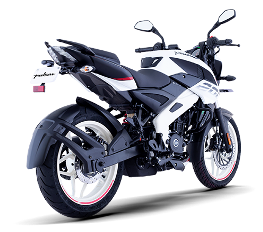 Мотоцикл Bajaj Pulsar NS200 белый