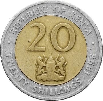 20 шиллингов 1998 Кения