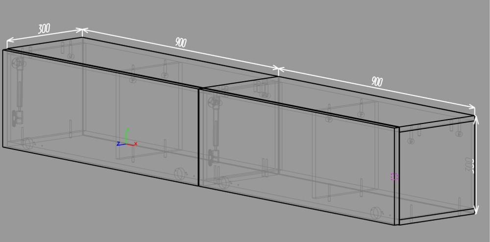 Тумба под ТВ 1800 Орнелла