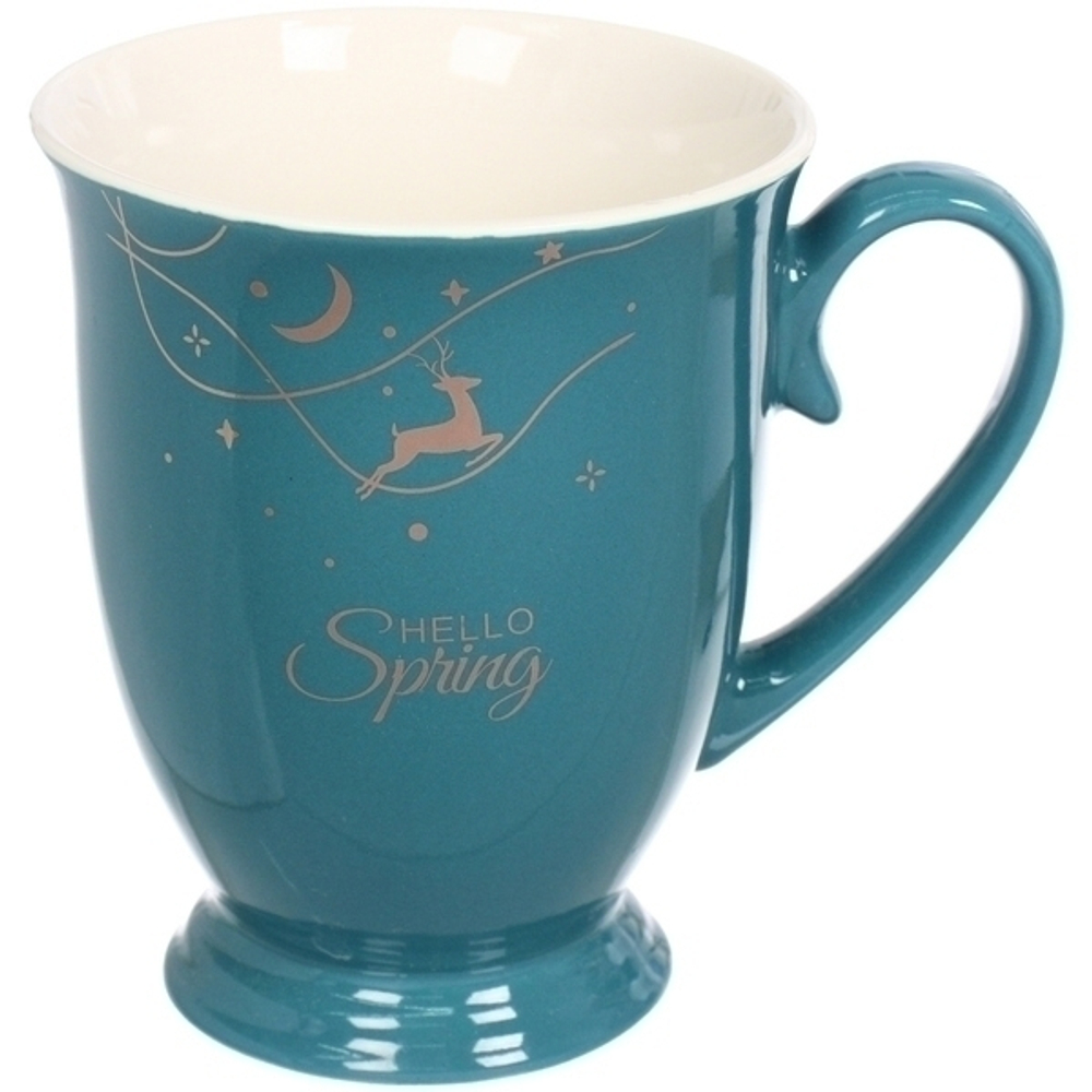 Кружка керамическая 330мл «Золотой олень», микс