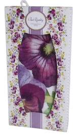 Полотенце вафельное в подарочной упаковке, 100% хлопок, Россия.