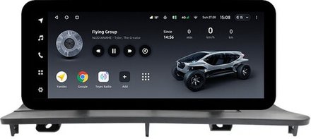 Магнитола для Lexus RX200t, RX300, RX350, RX450h AL20 2015-2019 (ШГУ 12.3" с мышкой и КЗВ) - Teyes LUX ONE ROUND монитор 12.3" на Android 10, TS10, CarPlay, 4G SIM-слот