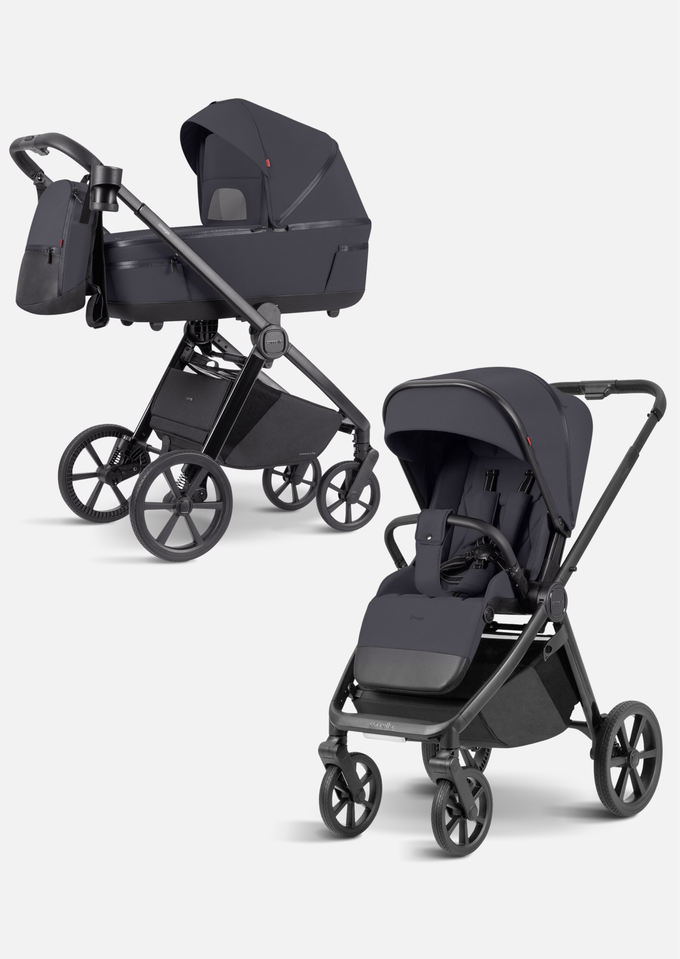 Carrello Коляска 2 в 1 Omega+ (Meteor Grey)