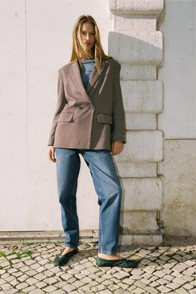 КАРЕЛИЙСКИЙ КРУЗЕР ОВЕРСАЙЗ БЛЕЙЗЕР - ZARA