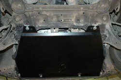 Защита картера двигателя, КПП (2 мм, сталь) для Nissan X-Trail 2007-2014 (V = 2.0; 2.0dCi; 2.5 КПП: MCVT; 6MT; CVT; AT), Renault Koleos 2008-2015 (V = 2.5; 2.0d) Sheriff.15.1218
