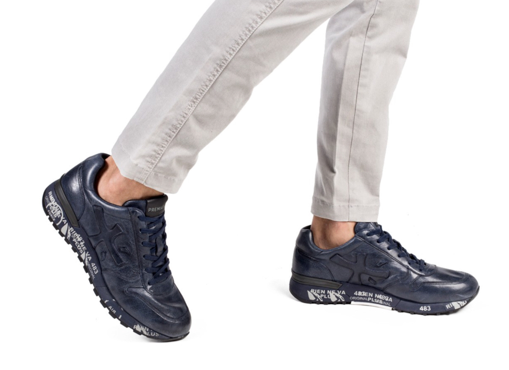 Кожаные кроссовки Premiata Mick 1807N