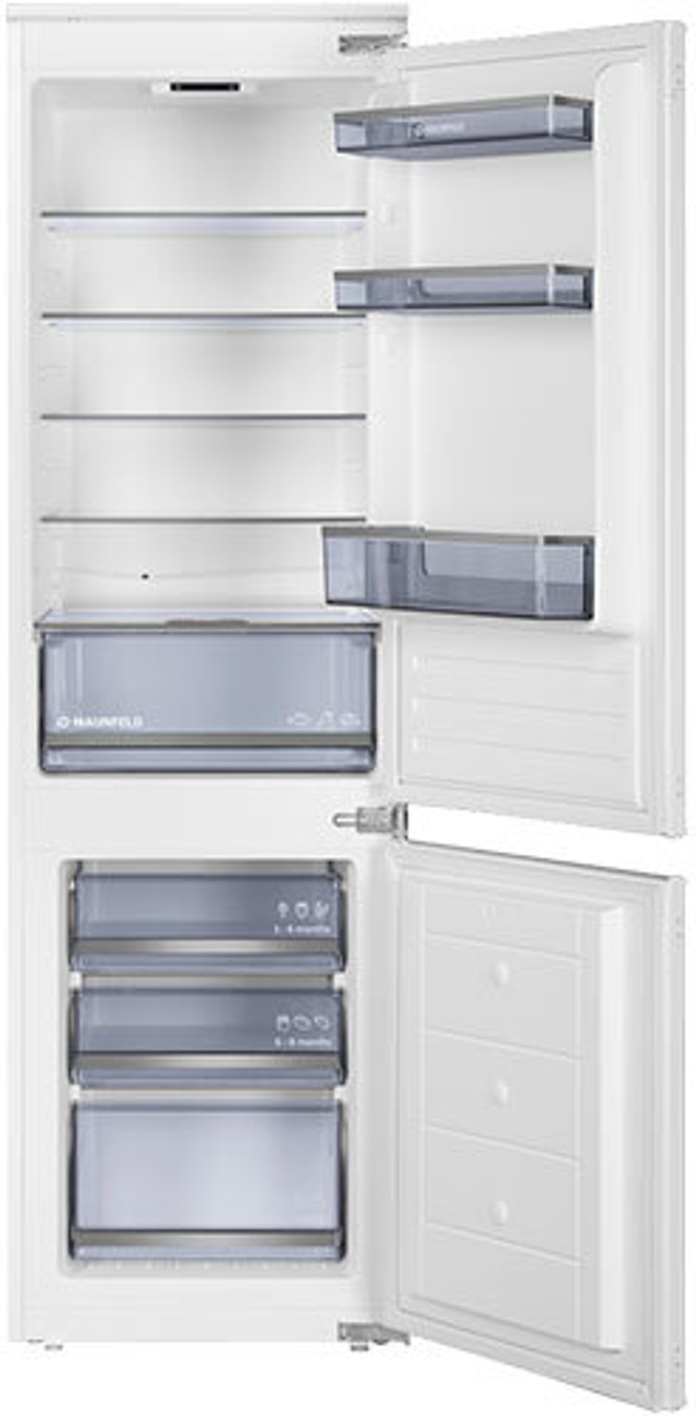 Встраиваемый двухкамерный холодильник Maunfeld MBF177SWGR Inverter