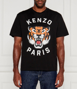 Футболка LUCKY TIGER Kenzo - черный(FE68TS0094SG)
