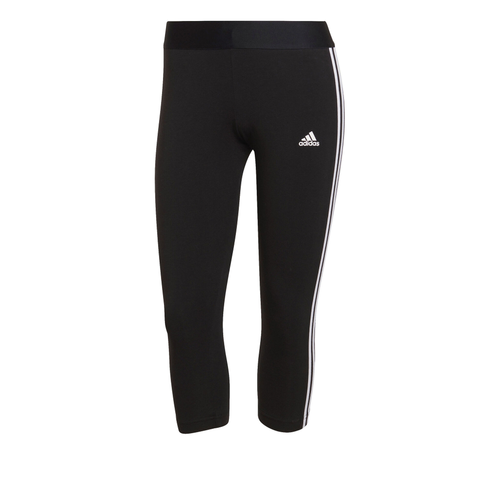 Женские теннисные брюки adidas 3 Stripes 34 Tight Women - Black, White