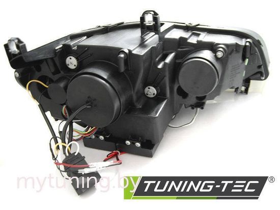 Передние фары AE DRL LED BLACK AFS HID для BMW X5 E70