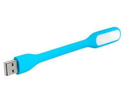 Портативная USB лампа для компьютера сиреневая
