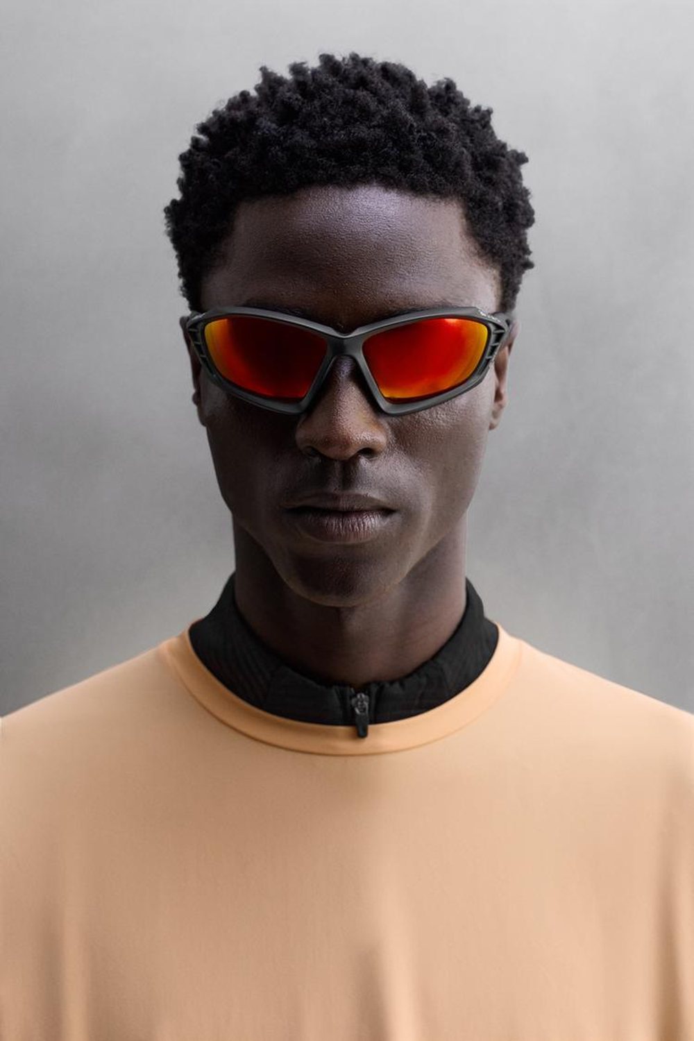 ZARA ФУТБОЛКА С КОРОТКИМ РУКАВОМ ДЛЯ БЕГА, ОРАНЖЕВЫЙ