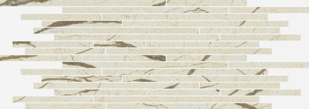 Мозаика Charme Deluxe Cream River Strip Lux 26x75