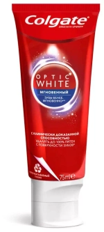 Зубная паста Colgate Optic White Мгновенный отбеливающая, 75 мл