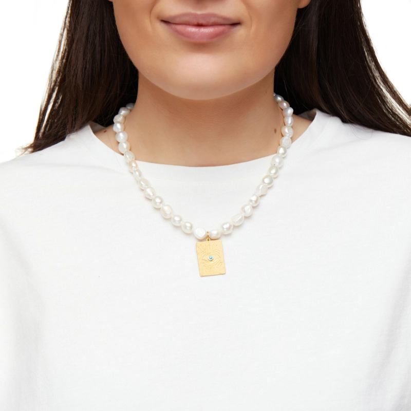 Колье Голубой Глаз Вилмы