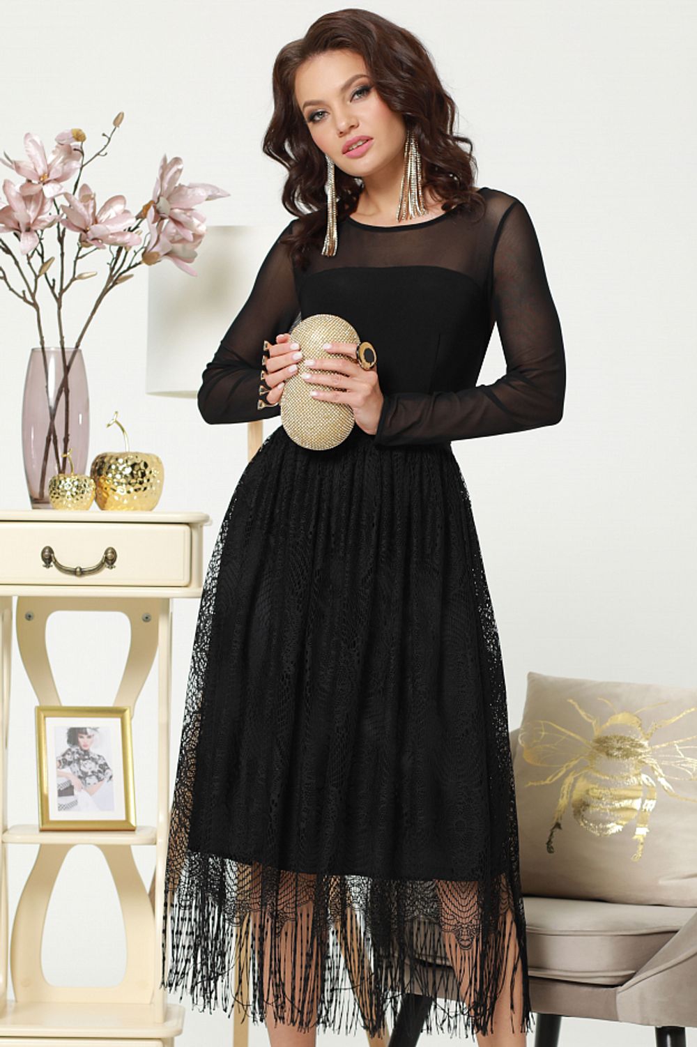 Платье Эффектный выход, шик DStrend (Акция)