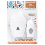 Звонок дверной беспров, на бат, 32мел, кнопка IP30, 2 х 1.5 В, АА, TDM, Народный ЗББ-Н-11/7-32М, SQ1