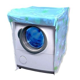 Чехол для стиральной машины с горизонтальной загрузкой на молнии 58х62х85 см Цветы