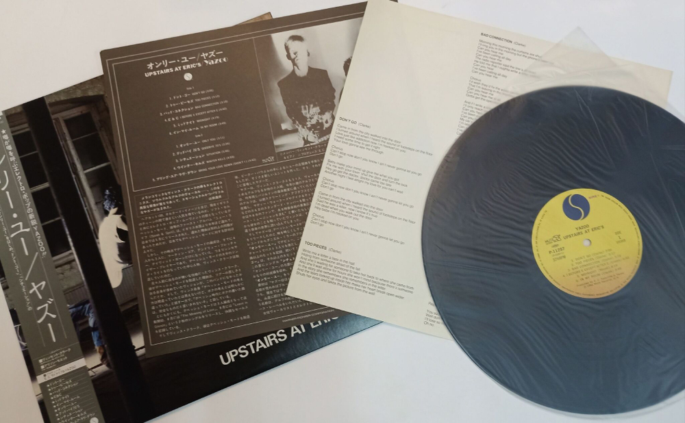 Винтажная виниловая пластинка LP Yazoo Upstairs At Erics (Japan 1982)
