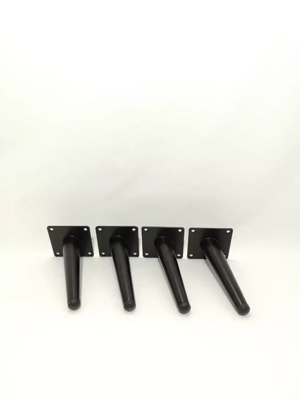 Ножки мебельные черные Штык Косой 150мм/4шт