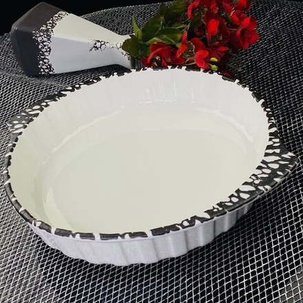 Lenardi 142-104 Круглое блюдо для запекания 28см в под.уп.(х16)Фарфор