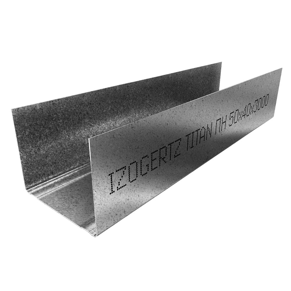 Профиль направляющий Izogertz Titan ПН 50х40 мм 3000 мм