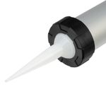 886475 Пистолет для герметика, 400 мл, "закрытый", алюминиевый корпус, круглый шток 8 мм  Sparta