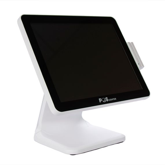Сенсорный моноблок POScenter POS101 (15&quot;, PCAP, J3455, RAM 4Gb, SSD 64Gb, MSR) без ОС, БЕЛЫЙ