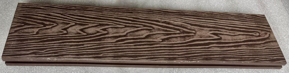 Террасная доска ДПК Best decking Light Тиснение/широкий вельвет цвет: Венги