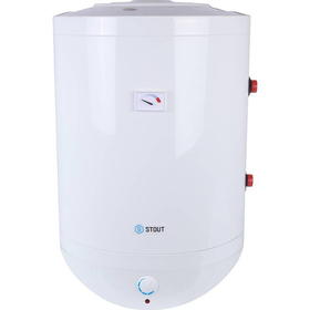 Водонагреватель косвенного нагрева Stout 100 л, ТЭН 2,4 кВт, настенный