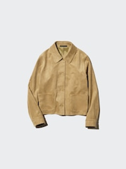 UNIQLO Мягкая короткая куртка, бежевый