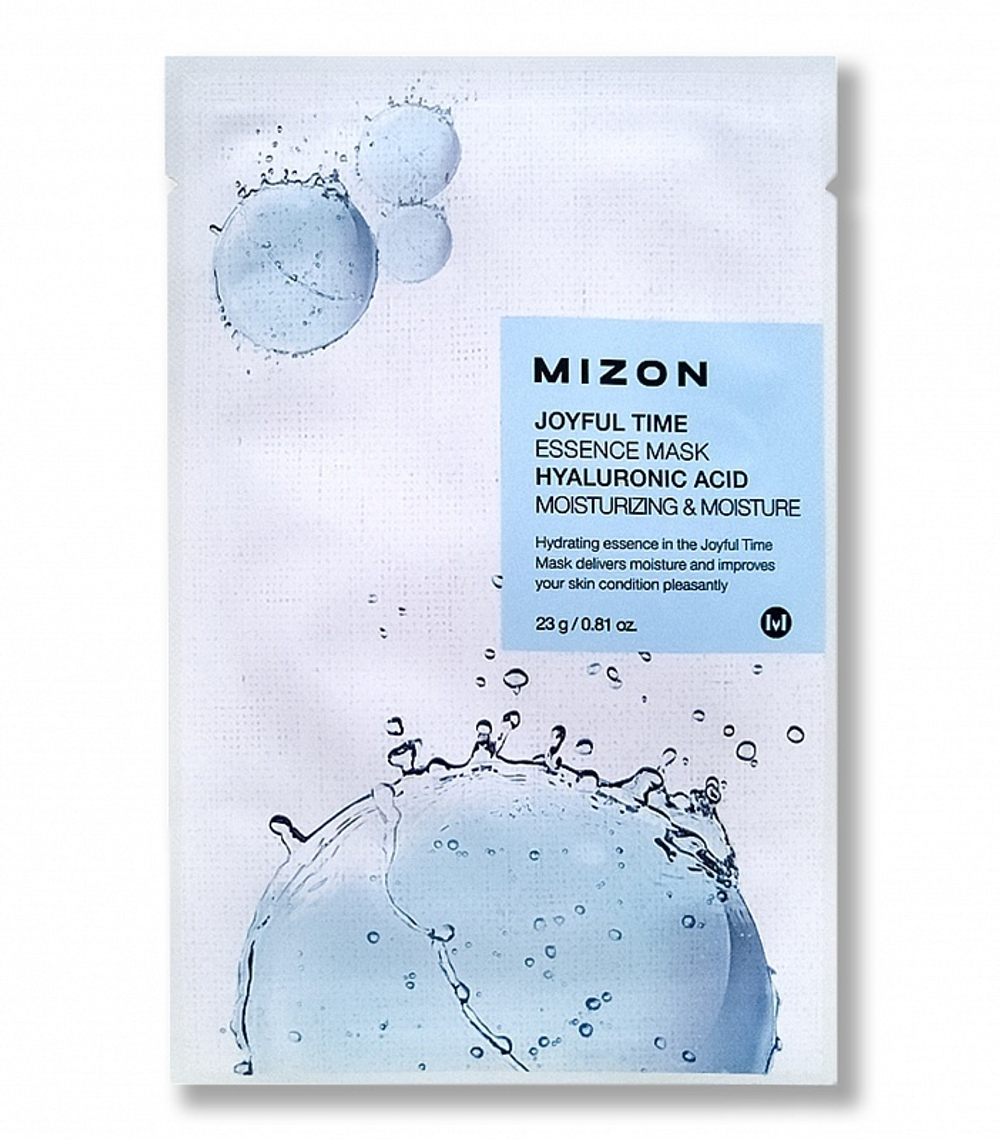 Маска для лица тканевая Mizon Joyful Time Essence Mask Hyaluronic Acid с гиалуроновой кислотой 23 г