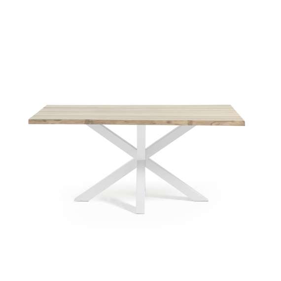 Обеденный cтол Arya 160x90 белый отбеленный дуб