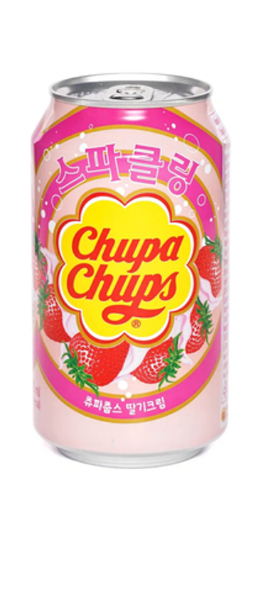 Чупа-чупс Корея клубничный 12-шт