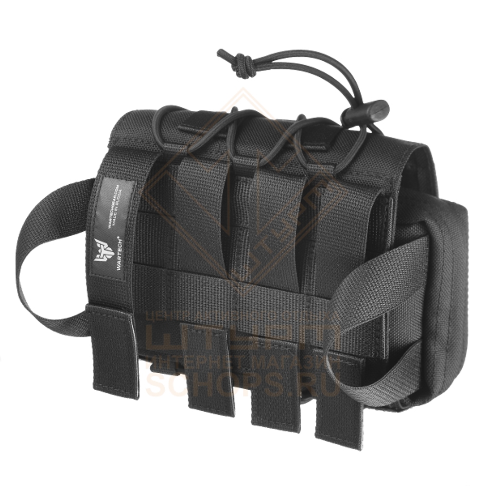 Подсумок Wartech UP-107 Dreem под аптечку вытяжной, Black
