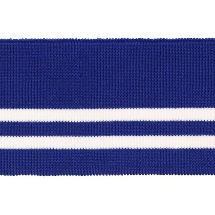 3AR1175 Подвяз трикотажный с полосками (98% полиэстер, 2% спандекс) 6см*1м (синий; 10216170/310122/3