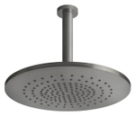 Верхний душ Gessi316, Ø355 мм, шарнирный для потолочного крепления, цвет Steel Brushed