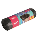 Мешки для мусора прочные пленка ПНД, толщина 6 мкм 60л (20шт.) YORK