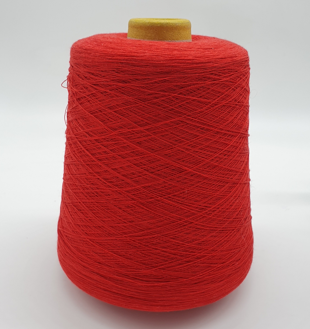 Пряжа Emilcotoni SPa Real Silk (2/56) 2800 м/100 гр (80% пима хлопок, 20% шелк), красный