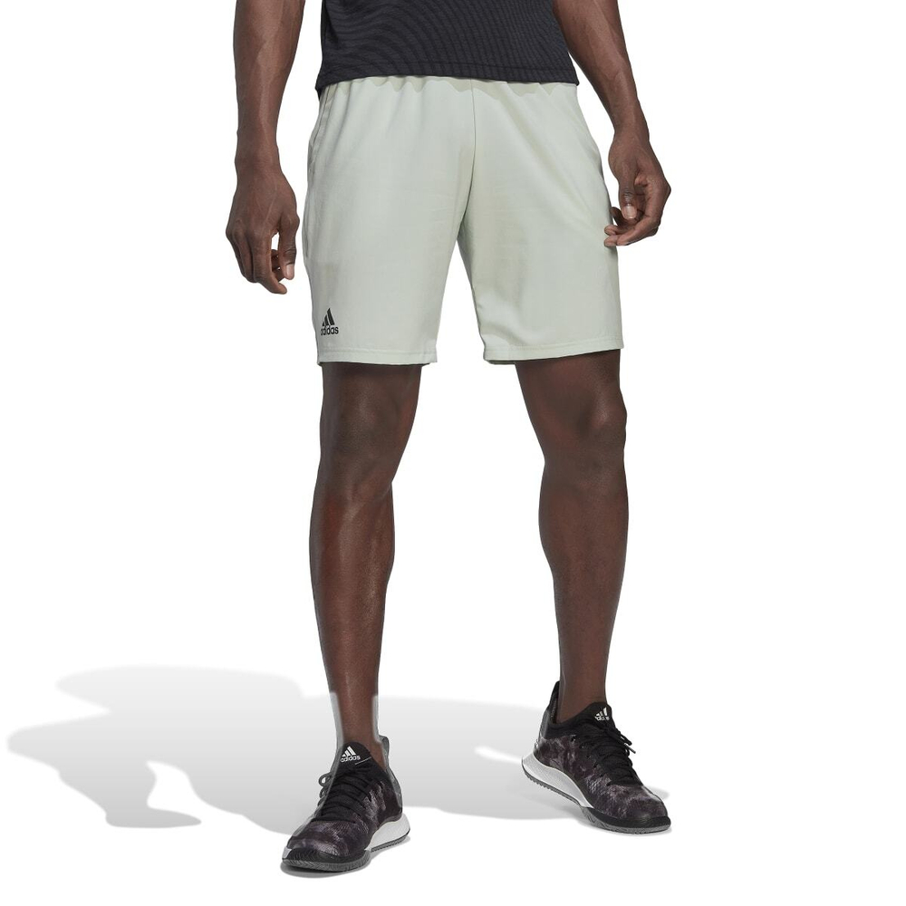 Мужские теннисные шорты Adidas Club SW Short 9" - зеленый