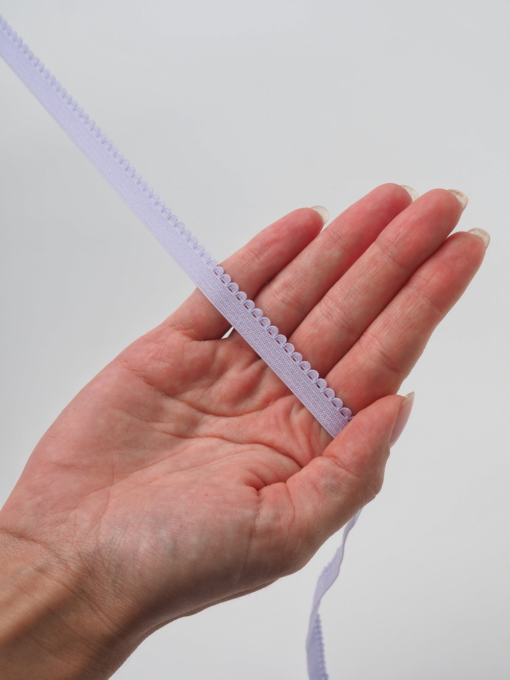 Бельевая резинка орхидея ажурная ширина 9 мм с учетом фестона