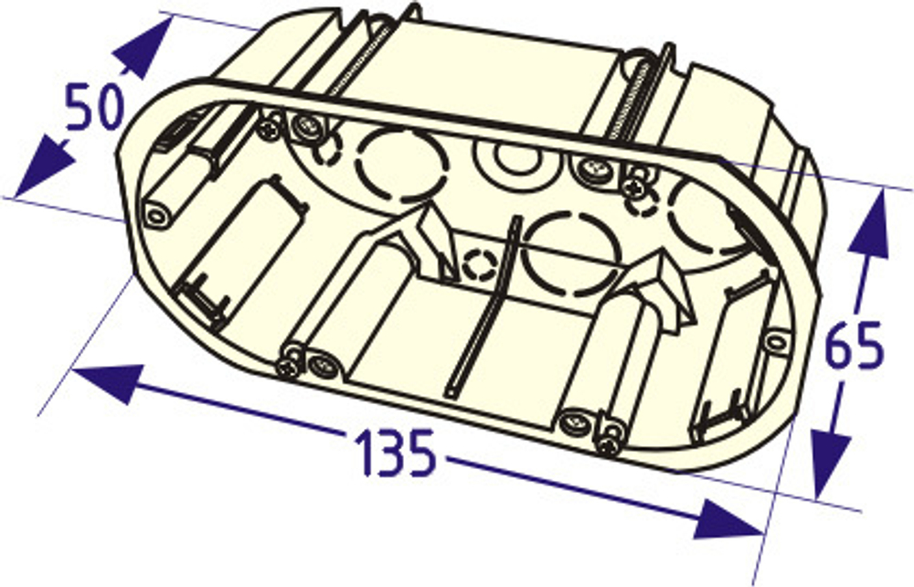 KSC 11-108 Коробка для г/к 65*135*50