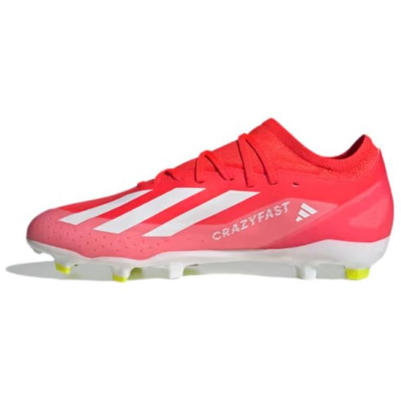 Футбольные бутсы Adidas X CRAZYFAST LEAGUE - низкие кроссовки Красно-белых Юнисекс