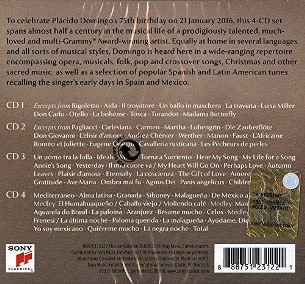 Placido Domingo / The Best Of Placido Domingo (4CD)