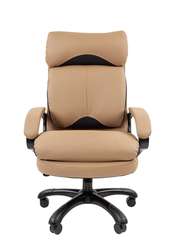 Офисное кресло Chairman 505 экопремиум бежевый (черный пластик)