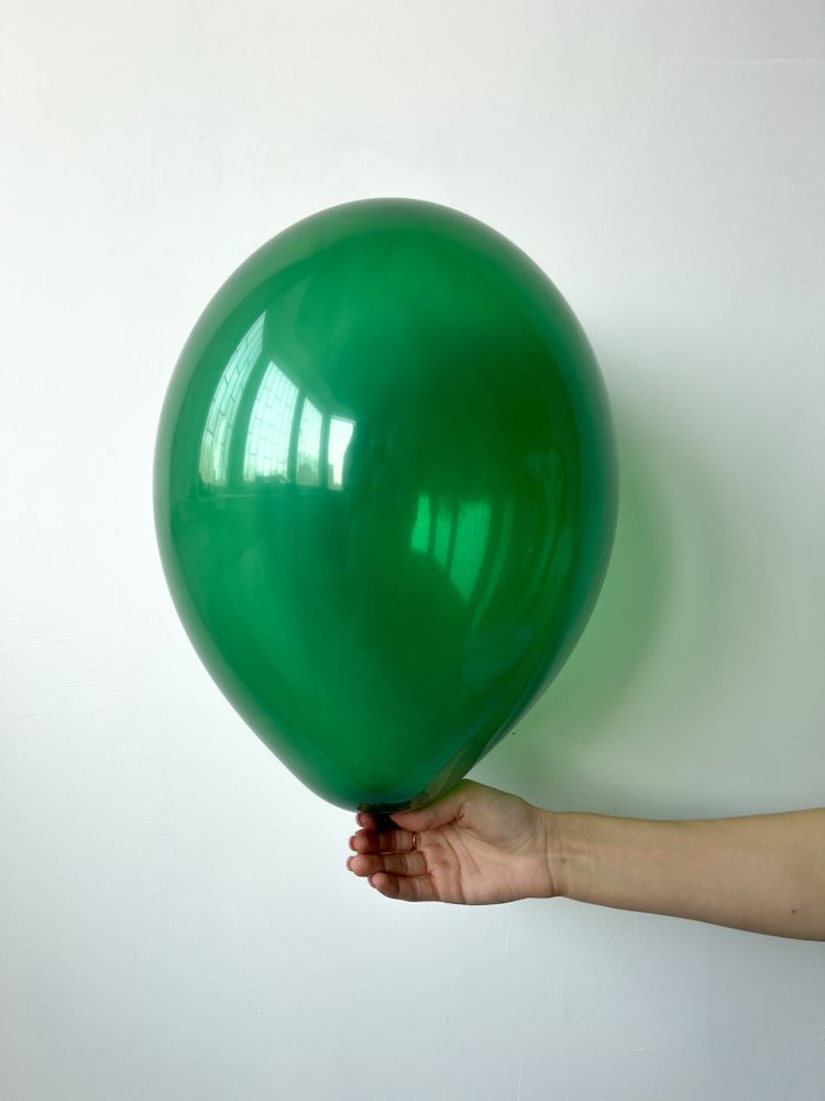 B Шар кристалл 12" / 30 см 035 зеленый Extra Green (БГ-17)