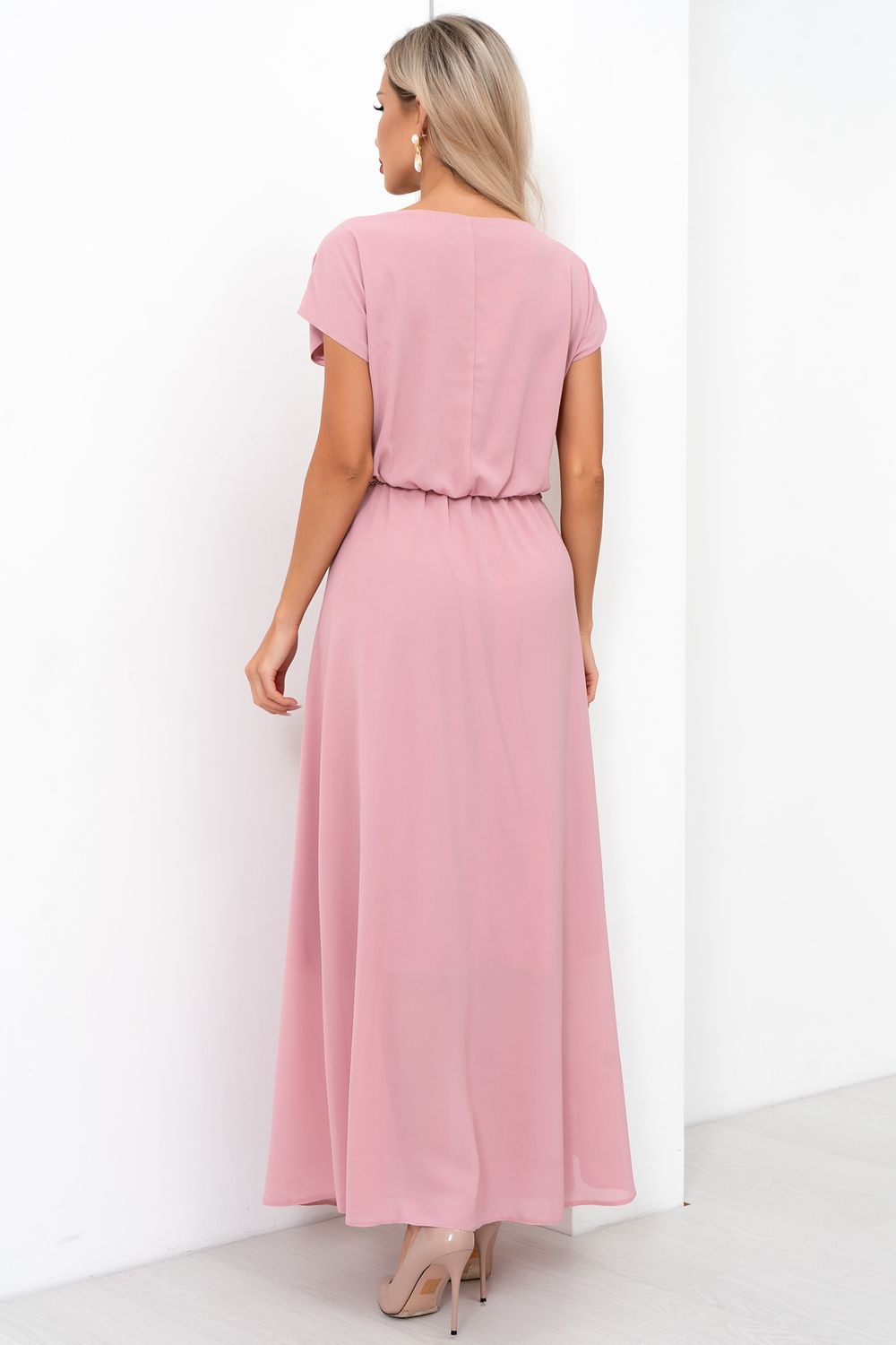 Платье Симона (пудровый) Р11-1161/9 Nikol