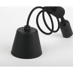 Патрон ЭРА Е27 с подвесом пластиковый черный | Патроны, переходники, ПРА